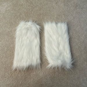 furry leg warmers